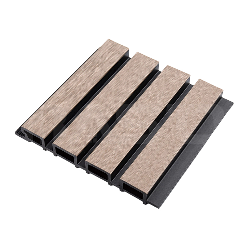 Painel de parede composto de coextrusão de cor dupla 219 mm x 26 mm