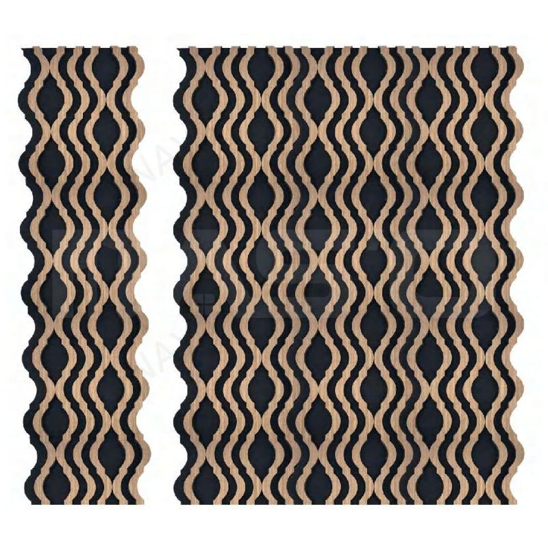 Painel acústico de parede Allotype – relevo profundo, absorção de som